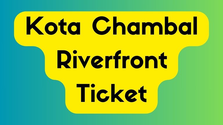 Kota Chambal Riverfront Ticket Price